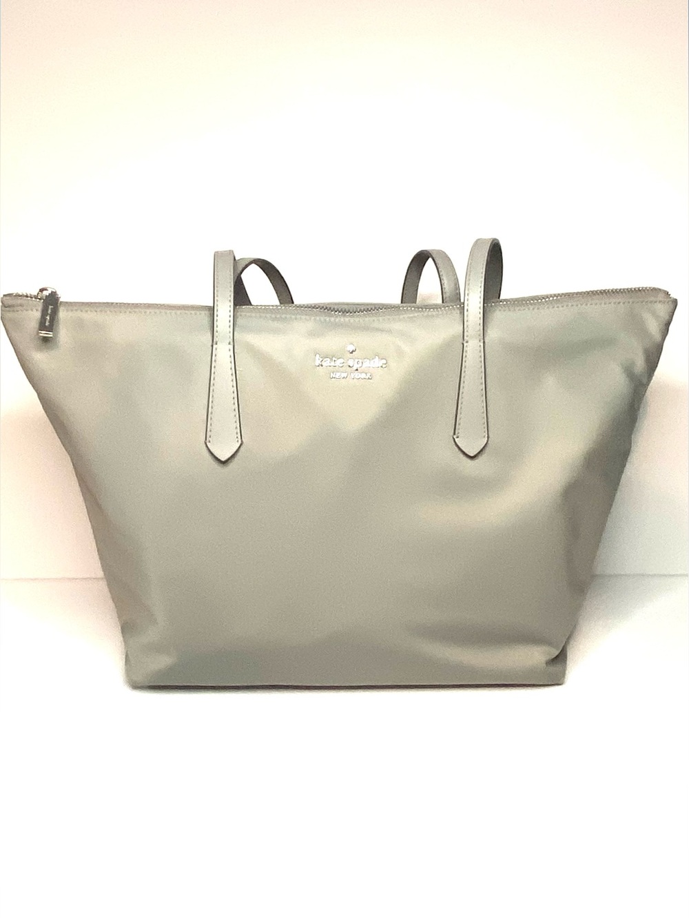 kate spade retails $299 ($49) Gray Tote with Top Zip - Picture 2 of 15